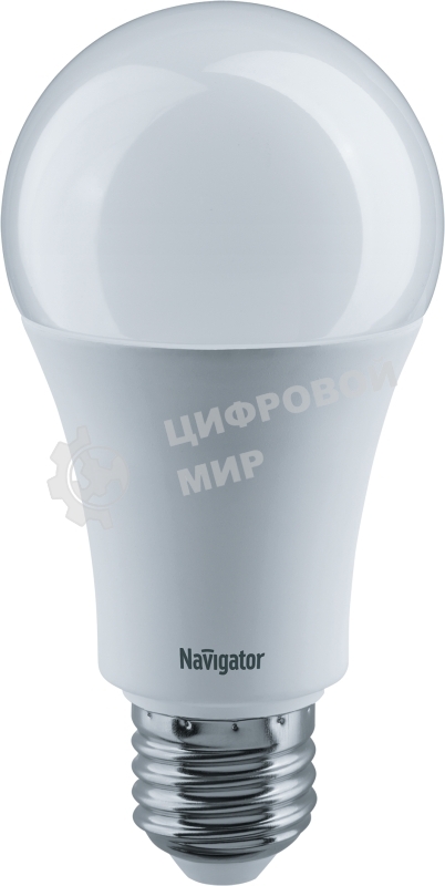 Лампа светодиодная Navigator NLL-A70/A60-15-230-6.5K-E27 грушевидная