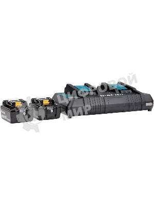 Аккумулятор+з\у Makita 191L75-3DC18RD-1шт+BL1850B-2шт,18В,5.0А·ч,Li-ion,кор
