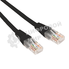 Патч-корд U/UTP Rexant cat.6, RJ45-RJ45, неэкранированный, 26AWG, LSZH, черный, 5 м