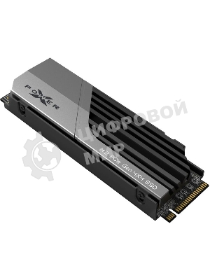 Накопитель SSD SiliconPower XS70, 1Tb, PCIe 4.0 x4, M.2 2280, NVMe, R/W 7300/6000, с радиатором
