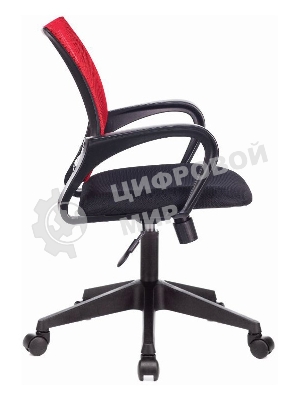 Кресло Бюрократ CH-695N/R/TW-11 красный/черный, сетка, 120 кг, механизм качания