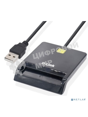 Кард-ридер D-Link DCR-100 (DCR-100/B1A) USB 2.0 CCID1 Type-A