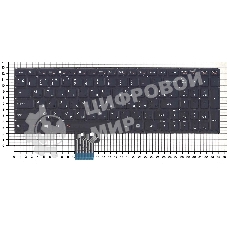 Клавиатура для ноутбука Lenovo Ideapad U530 U530P U530P-IFI черная с подсветкой