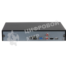 Видеорегистратор 8-канальный IP Dahua 4K и H.265+, ИИ Входящий поток до 80 Мбит/с; сжатие: H.265+, H.265, H.264+, H.264, MJPEG; разрешение записи до 12Мп; накопители: 1 SATA III до 20Тбайт; воспроизвед