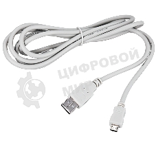 Кабель USB Rexant (шт. micro USB - шт. USB A) 3 метра, серый