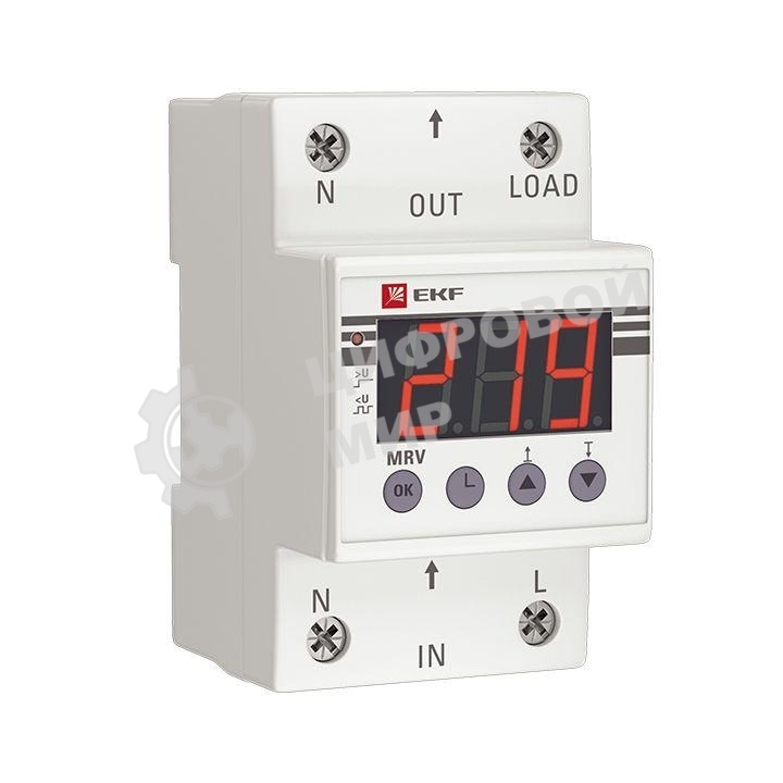 Реле напряжения с дисплеем PROxima EKF MRV-32A
