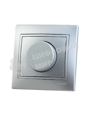 Светорегулятор СП 1000 Вт Мира метал. сер. Lezard 701-1010-157