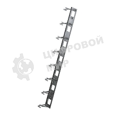 Органайзер кабельный 8 металлических колец, 17U, (1компл.=2шт.)