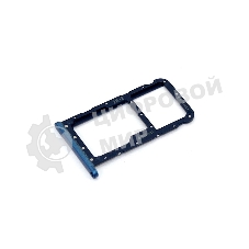 Лоток для SIM-карты Huawei Nova 3E синий