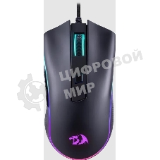 Мышь проводная Redragon Cypher, черный, 12800 dpi, USB, кнопки - 7