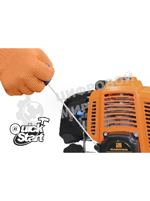 Мотокоса CARVER GBC-043M2.3лс easy-start ранец диск48зуб. easy-head леска2,4мм