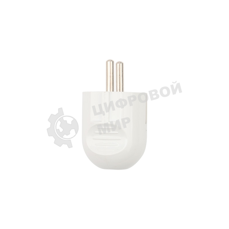 Вилка Евро Rexant прямая с з/к 16А белая