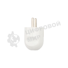 Вилка Евро Rexant прямая с з/к 16А белая