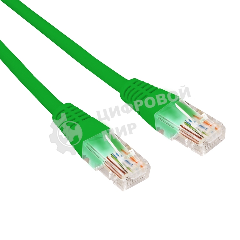Патч-корд U/UTP Rexant cat.6, RJ45-RJ45, неэкранированный, 26AWG, LSZH, зеленый, 3 м