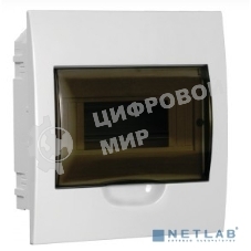 Бокс ЩРВ-П-8 мод. встраив. пластик IP41 GENERICA IEK MKP12-V-08-41-G