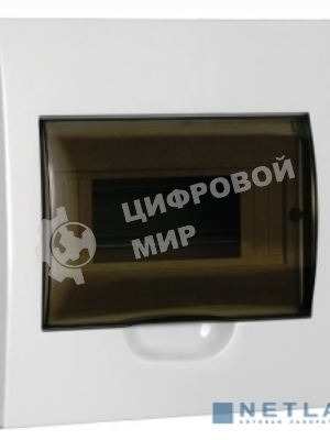 Бокс ЩРВ-П-8 мод. встраив. пластик IP41 GENERICA IEK MKP12-V-08-41-G