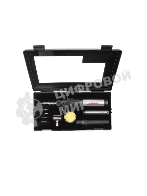 Паяльник Rexant газовый с пьезоподжигом, 17 мл, 11 предметов