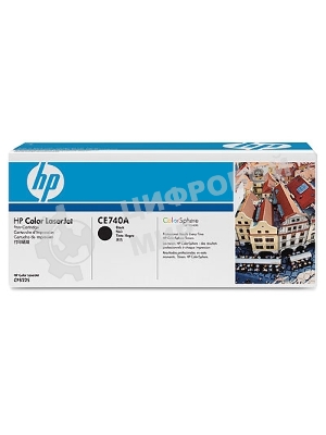Картридж лазерный HP CE740A Картридж,черный Color LJ CP5225, черный, (7000 стр)