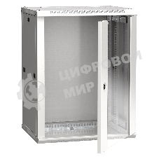 Шкаф LINEA W 15U 600x450 мм дверь стекло, RAL7035 ITK