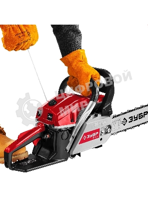 Бензопила Зубр ПБЦ-М52-45, 52 см3, шина 45 см