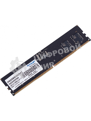 Оперативная память Patriot Signature, DDR5, 8GB (1x8 GB), 4800 MHz, CL40, DIMM