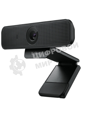Веб-камера Logitech C925e 1920x1080, 30 кадр/с, USB Type-A, микрофон (2 шт, шумоподавление), автоматическая фокусировка, автоосвещение, шторка приватности, универсальное крепление