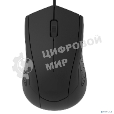Мышь проводная CBR CM 109 черный, 1000 dpi, USB, кнопки - 3