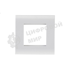 Панель лицевая Rexant 80х80 для модуля Mosaic, пластиковый суппорт