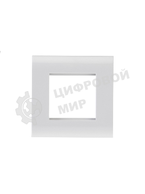 Панель лицевая Rexant 80х80 для модуля Mosaic, пластиковый суппорт