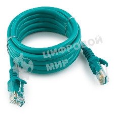 Патч-корд UTP Cablexpert кат.5e, 2м, литой, многожильный (зеленый)