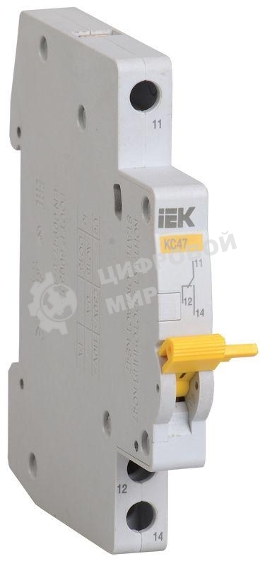Контакт состояния КС47 новая серия на DIN-рейку IEK IEK MVA01D-KS-1
