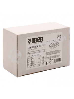 Батарея аккумуляторная Denzel IB-18-2.0, Li-Ion, 18 В, 2,0 А·ч