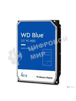 Жесткий диск Western Digital SATA 4Tb 6Gb/S 256MB BLUE WD40EZAX