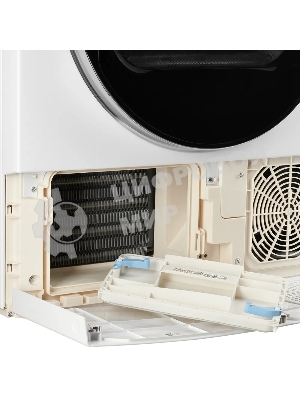 Сушильная машина Kuppersberg DM 560 W белый, 8 кг, сушка - конденсационная, программ - 15, 59.5 x 84.5 x 56.6 см