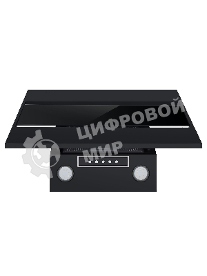 Вытяжка каминная Maunfeld Bridge 60 нержавеющая сталь/черное стекло, 60 см, 850 куб. м/ч, 51 дБ