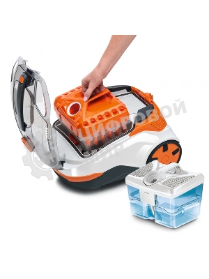 Моющий пылесос Thomas DryBOX + AquaBOX Cat&Dog белый/оранжевый, 325/1700Вт, уборка сухая, пылесборник контейнер 2.6 л