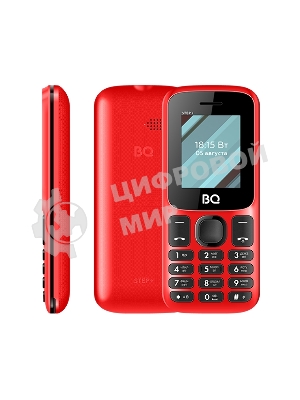 Мобильный телефон BQ 1848 Step+ черный/красный