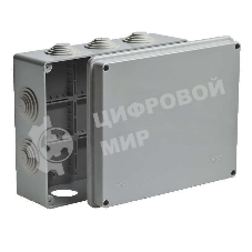 Рувинил 67055 Тусо. Коробка расп. для о/п, 200х140х75 мм, 10вводов, IP55