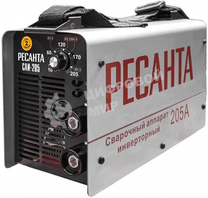 Сварочный аппарат Ресанта САИ205 инвертор ММА DC 7.3кВт