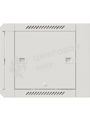 Шкаф коммутационный NTSS Премиум (NTSS-W6U6045GS-2) настенный 6U 600x450 мм пер. дв. стекл 60 кг серый IP20 сталь