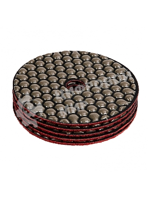 Алмазный гибкий шлифовальный круг Matrix, 100 мм, P 200, сухое шлифование, 5 шт.