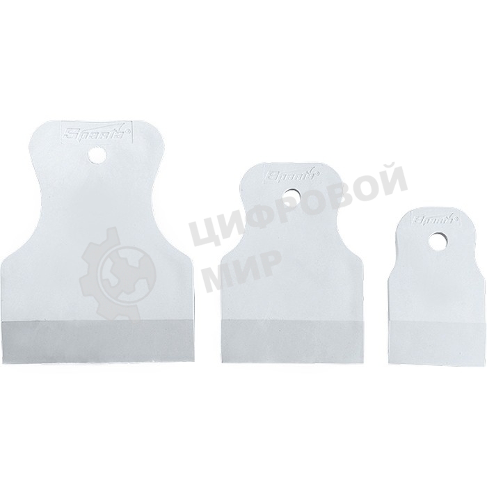 Набор шпателей Matrix 40-60-80 мм, белая резина,3 шт.