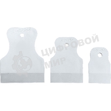 Набор шпателей Matrix 40-60-80 мм, белая резина,3 шт.