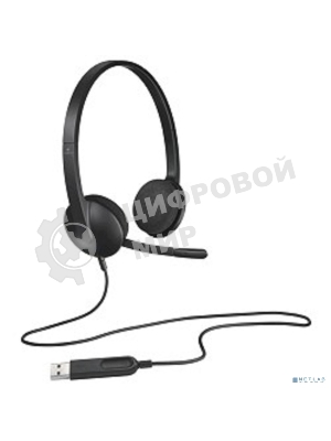 Гарнитура Logitech H340 чёрный, проводная, USB
