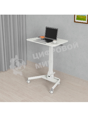 Стол для ноутбука Cactus VM-FDS109 столешница МДФ белый 73x50x108см (CS-FDS109WWT)