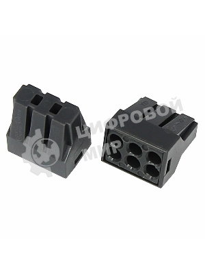 Соединительная клемма с пастой Rexant 6-и проводная до 2,5 мм², (5 шт.)