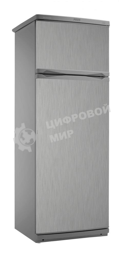 Холодильник Pozis-Мир-244-1 серебристый металлопласт двухкамерный 230/60 л морозилка сверху