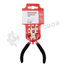 Тонкогубцы Rexant мини 120 мм никелированные, авторазжим, обливные рукоятки