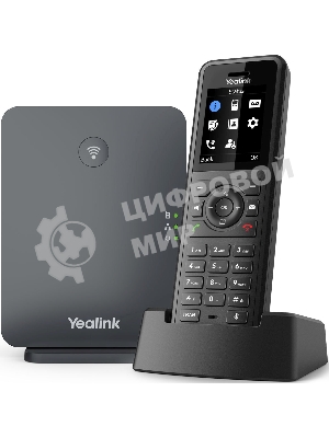 Телефон SIP Yealink W77P черный