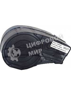 Картридж ленточный Cactus CS-M21-375595WT черный, 9.5мм, черный шрифт, белый фон, 6.4м для Brady BMP21-PLUS, BMP21-LAB